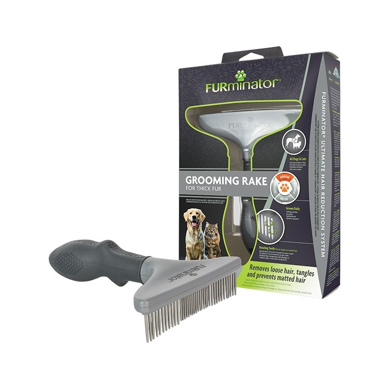 FURMINATOR CEPILLO GROOMING RAKE PERRO Y GATO / Mundo Mágico de La